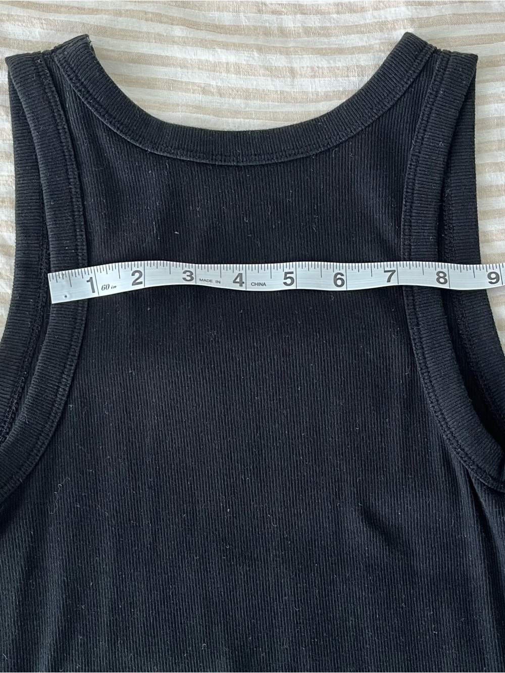a new day Black Ribbed Tank Top - Picture 9 of 11